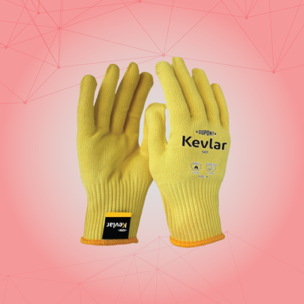 Dupont Uncoated knitted Kevlar Hand gloves Supplier in Ahmedabad